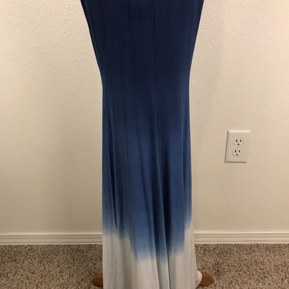 GO COUTURE | Blue Ombre Strappy Maxi Dress M - Picture 5 of 8